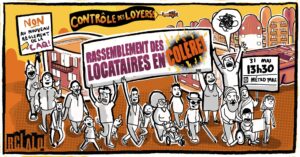 Rassemblement des locataires en colère! Rassemblement des locataires en colère!