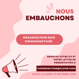 Le CLPMR recrute! Le CLPMR recrute!